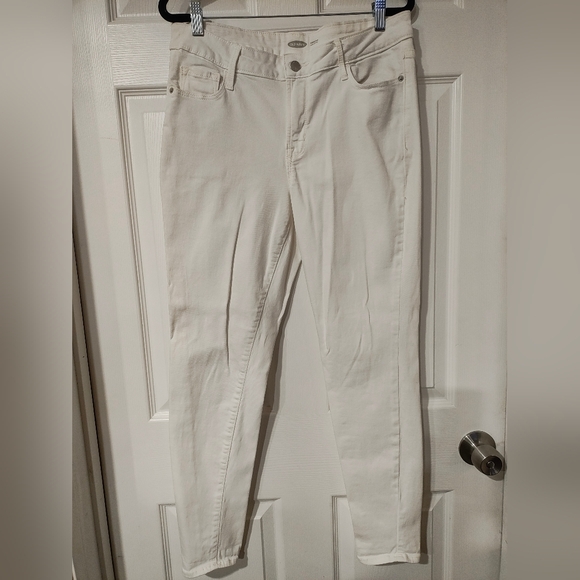Old Navy Denim - Old Navy Rockstar Super Skinny Sz 10 Women's White Jeans